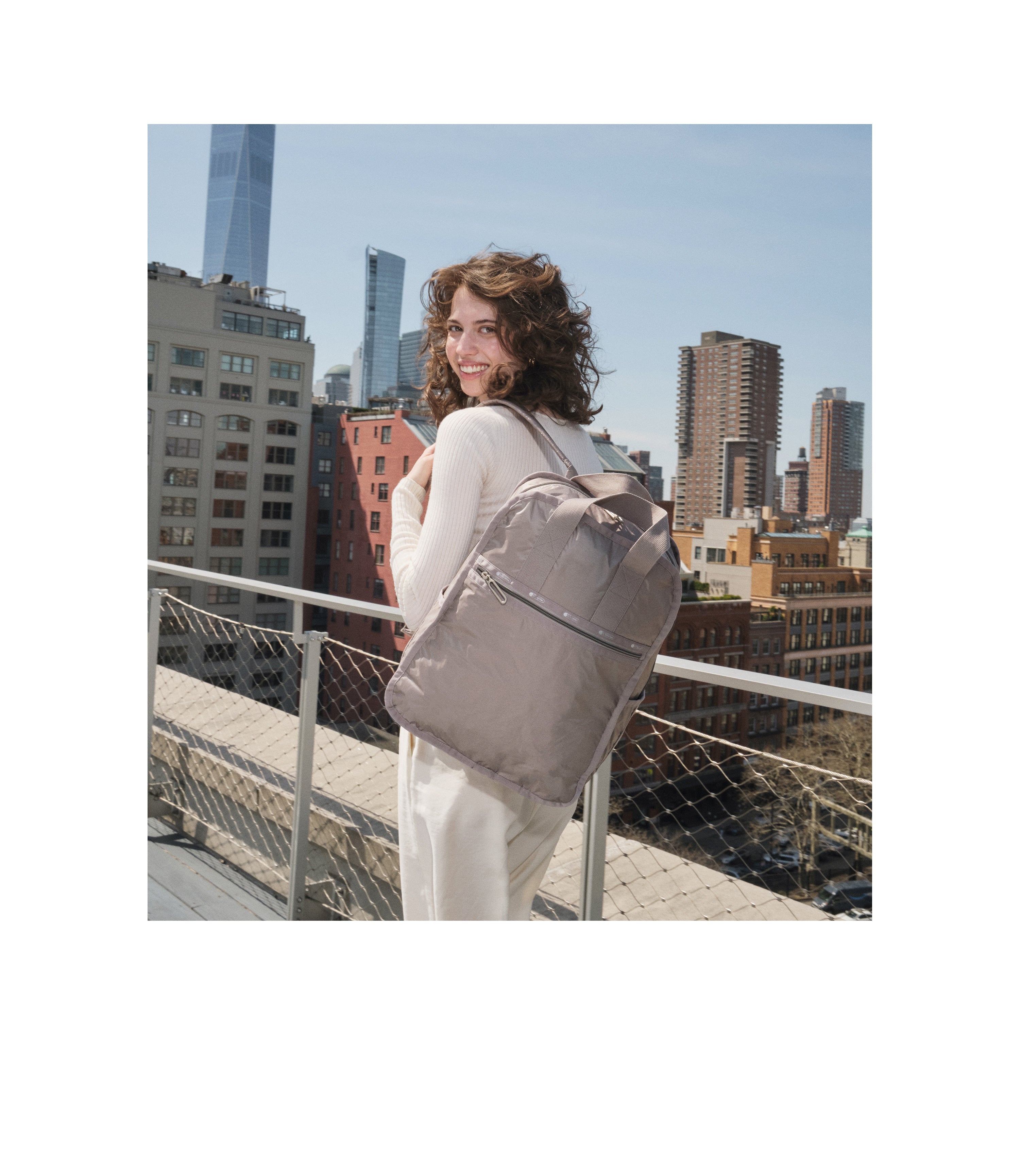CR Urban Backpack   Soft Pewter C – LeSportsac